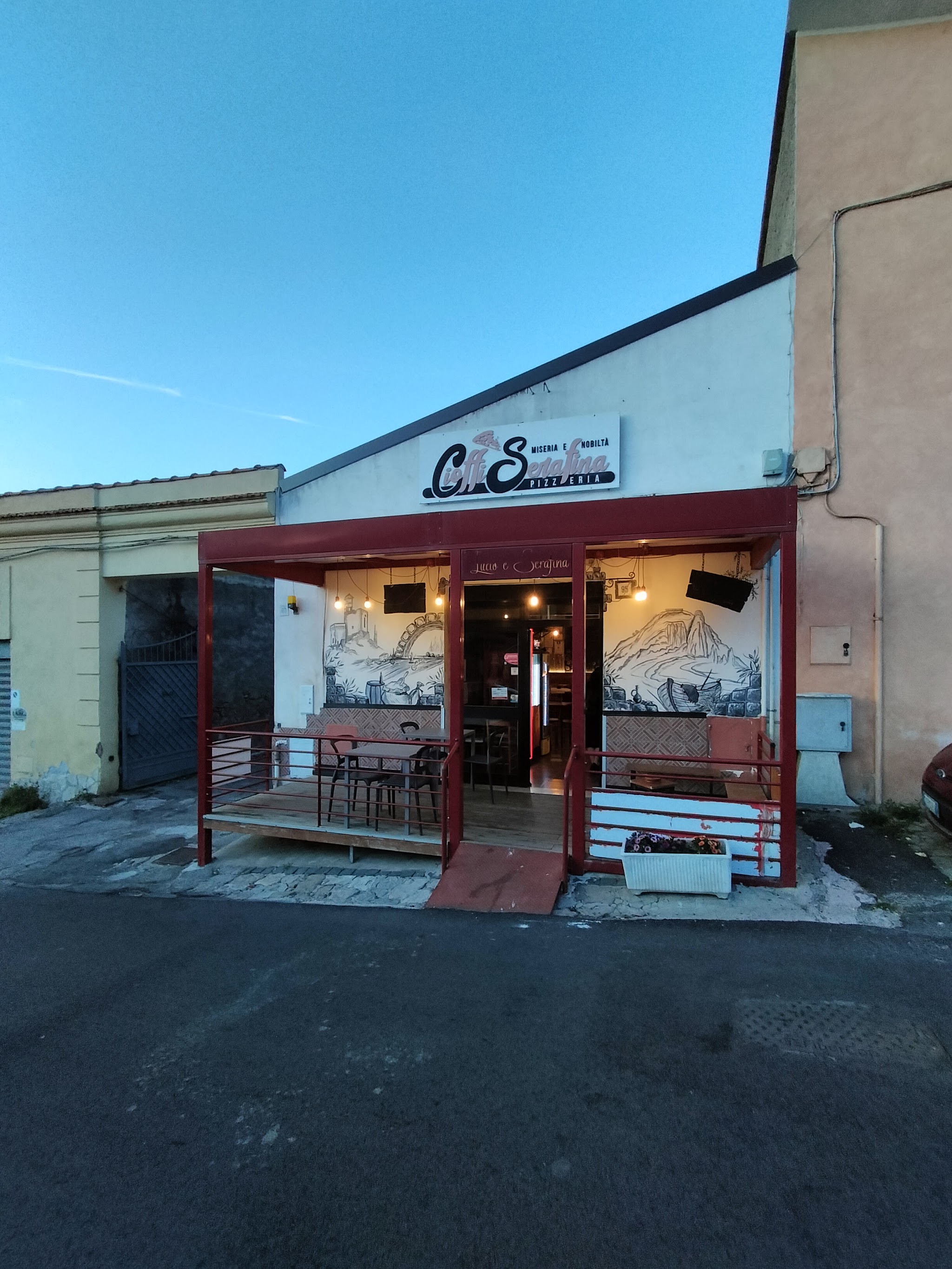 Ingresso di Pizzeria Serafina a Terracina